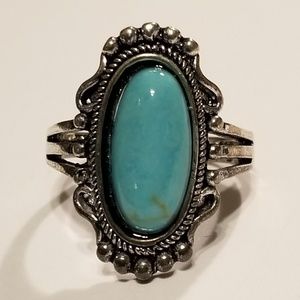 NEW Southwest Style Turquoise dyed Magnisite